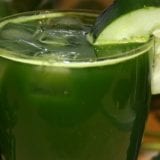 Zöld uborka elixir zöld limonádé, léböjt recept