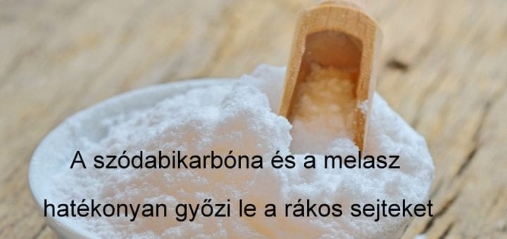 a szódabikarbóna és a melasz hatékonyan győzte le a rákos sejteket.