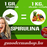 Spirulina algat keresd a http://ganodermashop.hu/ oldalon