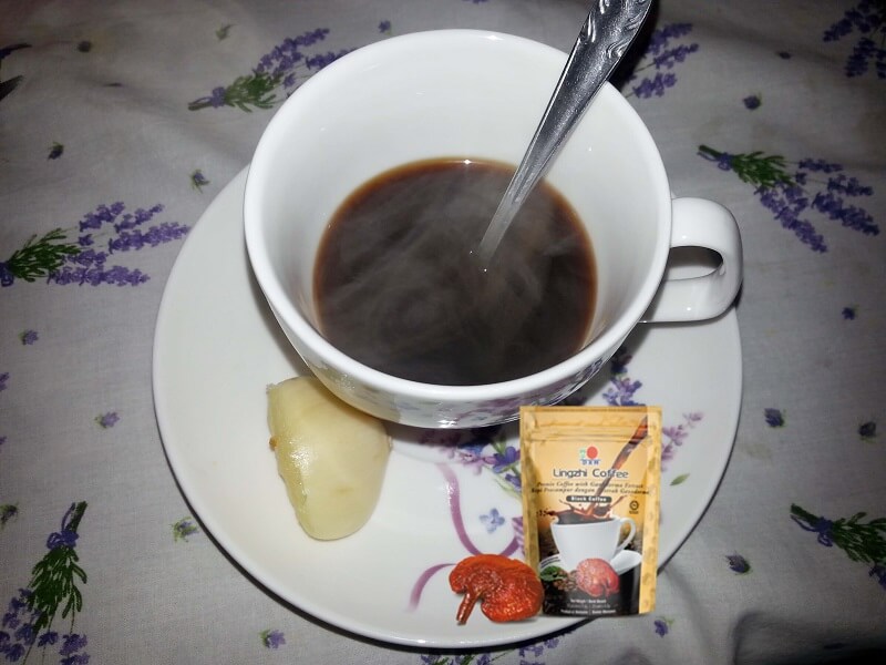Kávé fokhagymával ( lingzhi black coffee)