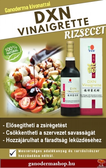 DXN Vinaigrette ganodermás rízsecet segíti a fogyást